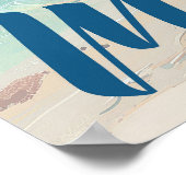 Flucht ins Paradies: Vintager Urlaub auf Martiniqu Poster (Ecke)