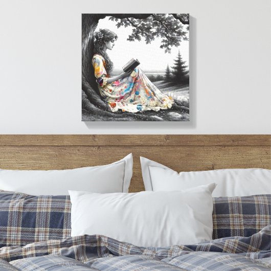 Flucht Leinwanddruck (Insitu (Schlafzimmer))