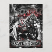 Flucht nach Florida Reise Postkarte (Vorderseite)