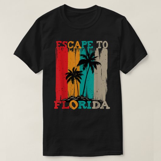 Flucht nach Florida T-Shirt (Design vorne)