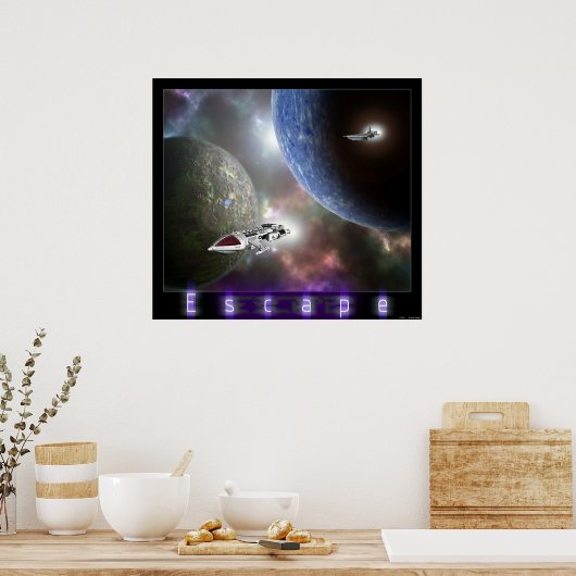 Flucht Poster (Küche)