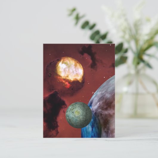 Flucht Postkarte (Stehend Vorderseite)