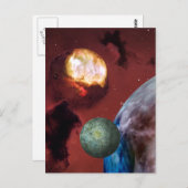 Flucht Postkarte (Vorne/Hinten)