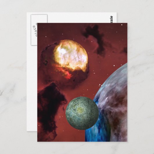 Flucht Postkarte (Vorne/Hinten)