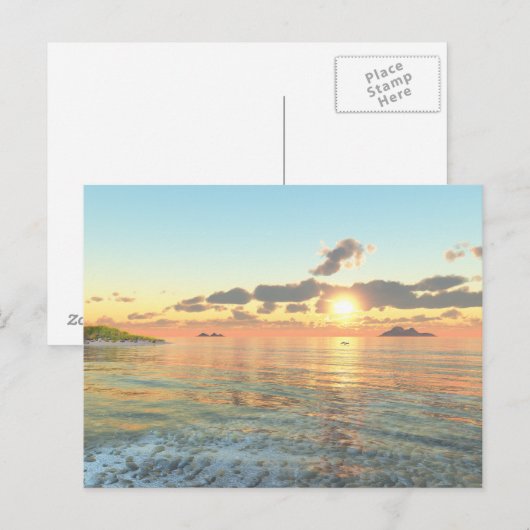 Flucht Postkarte (Vorne/Hinten)