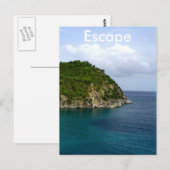 Flucht Postkarte (Vorne/Hinten)