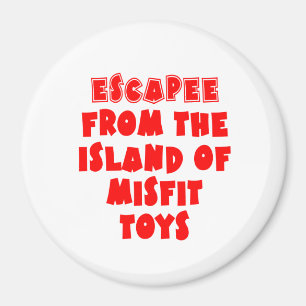 Flucht von der Insel Misfit Toys Magnet