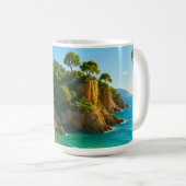 Flucht vor der Küste Kaffeetasse (VorderseiteRechts)