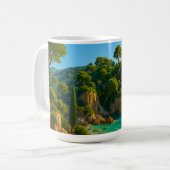 Flucht vor der Küste Kaffeetasse (Vorderseite Links)