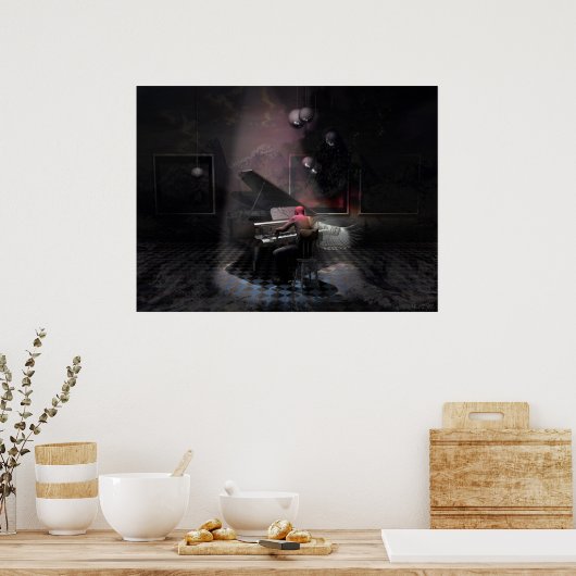 Flucht vor Morgengrauen Poster (Küche)