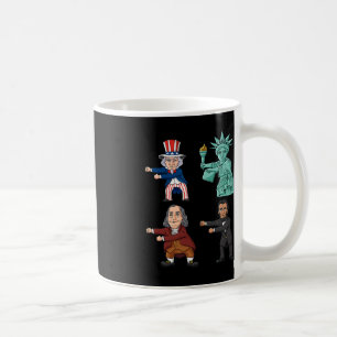 Flucht wie ein Boss Uncle Sam Ben Franklin Liberty Kaffeetasse