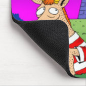 Flucht-Ziege-Mauspad Mousepad (Ecke)