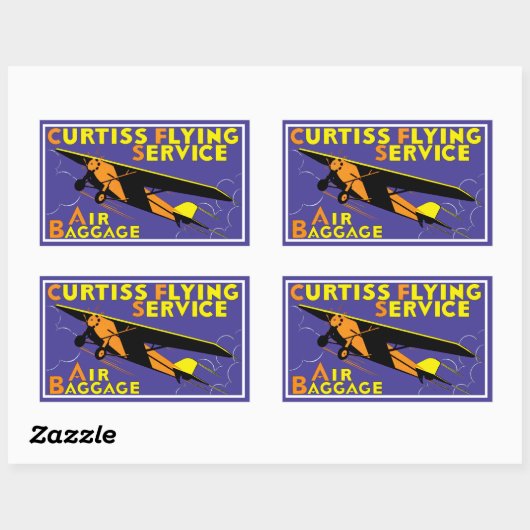 Fluchtdienst Rechteckiger Aufkleber (Blatt)