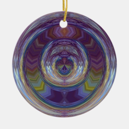 Fluchtgefahr Keramik Ornament (Vorne)