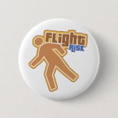 Fluchtgefahr-Knopf Button (Vorderseite)
