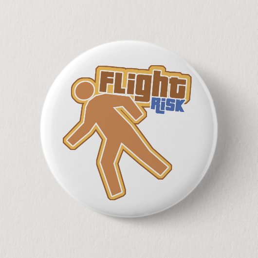 Fluchtgefahr-Knopf Button (Vorderseite)