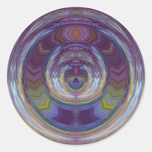 Fluchtgefahr Runder Aufkleber (Vorderseite)