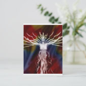 Fluchtgeschwindigkeit Postkarte (Stehend Vorderseite)