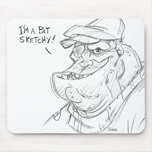 Flüchtig Mousepad (Vorne)