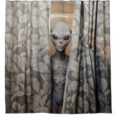 Flüchtige Blick a Boo Alien Duschvorhang (Vorderseite)