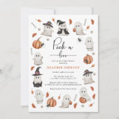 Flüchtige Blick A Boo Baby Dusche Einladung (Vorderseite)