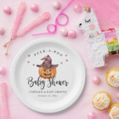 Flüchtige Blick-a-Boo Babyduschplatte Pappteller (Party)