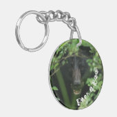 flüchtige Blick-a-Boo-Bär Schlüsselanhänger (Vorderseite links)