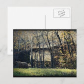 flüchtige Blick-a-Boo-Barn Postkarte (Vorne/Hinten)