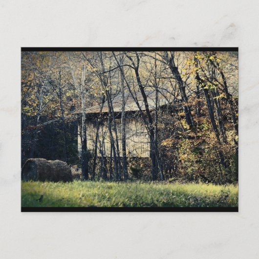 flüchtige Blick-a-Boo-Barn Postkarte (Vorderseite)