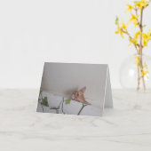 Flüchtige Blick-a-Boo-Blank-Mitteilungskarten Karte (Gelbe Blume)