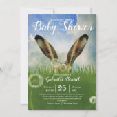 Flüchtige Blick a Boo Bunny | Blauer Himmel und Wo Einladung (Vorderseite)