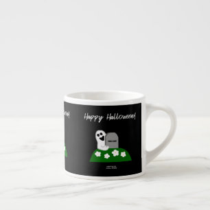 Flüchtige Blick A Boo Ghost Espresso Tasse
