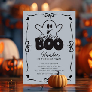 Flüchtige Blick A Boo Ghost Geburtstag Einladung
