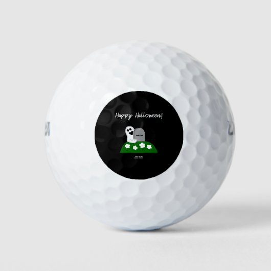 Flüchtige Blick A Boo Ghost Golf Balls Golfball (Vorderseite)