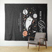 Flüchtige Blick-A-Boo Ghost Halloween Kinderdusche Wandteppich (Beispiel (Horizontal))