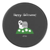 Flüchtige Blick A Boo Ghost Hockey Puck (Vorderseite)