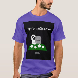 Flüchtige Blick A Boo Ghost Men's Lila T-Shirt