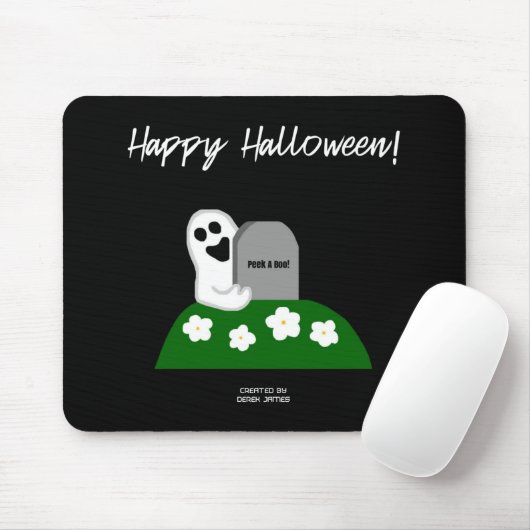 Flüchtige Blick A Boo Ghost Mouse Pad Mousepad (Mit Mouse)