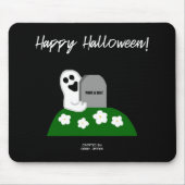 Flüchtige Blick A Boo Ghost Mouse Pad Mousepad (Vorne)
