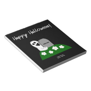 Flüchtige Blick-A-Boo Ghost Notepad (14 cm x 15,2 Notizblock
