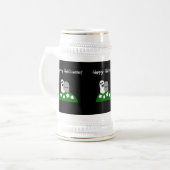 Flüchtige Blick A Boo Ghost Stein Tasse (Vorderseite Links)