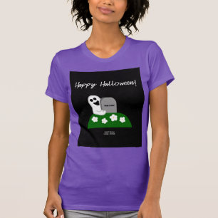 Flüchtige Blick A Boo Ghost Women's Lila T-Shirt