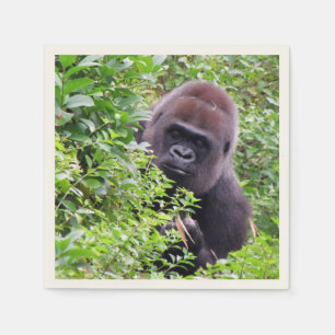 Flüchtige Blick-A-Boo Gorilla Napkins Serviette
