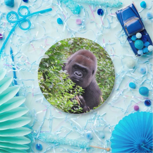 Flüchtige Blick-A-Boo Gorilla - PapierTeller (Party)