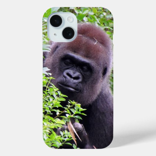 Flüchtige Blick-A-Boo Gorilla Phone Case (Rückseite)