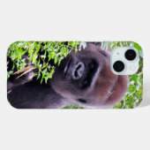 Flüchtige Blick-A-Boo Gorilla Phone Case (Rückseite (Horizontal))