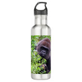 flüchtige Blick-A-Boo Gorilla Wasserflasche Edelstahlflasche (Vorderseite)
