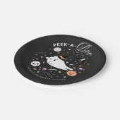 Flüchtige Blick-A-Boo Halloween Girl Baby Shower P Pappteller (Schrägansicht)