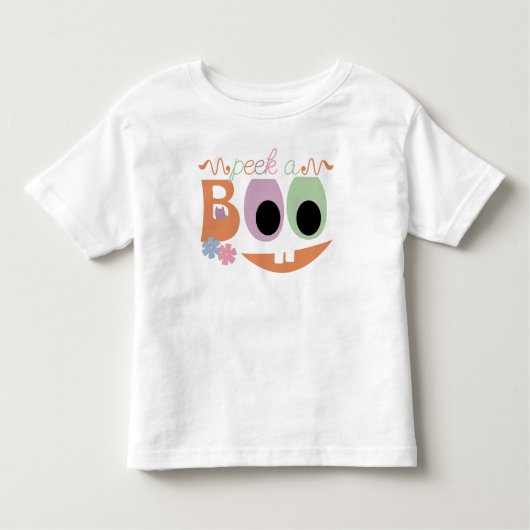 Flüchtige Blick-a-Boo Halloween Jack-o-Laterne Kleinkind T-shirt (Vorderseite)