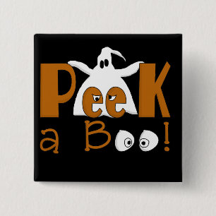 Flüchtige Blick A Boo Halloween T - Shirt und Gesc Button